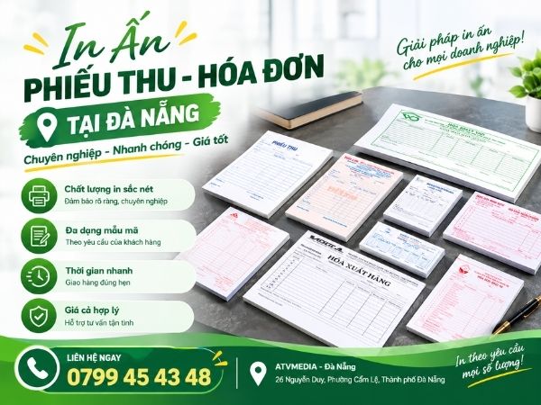 In Hóa Đơn Đà Nẵng Theo Mẫu Cho Doanh Nghiệp